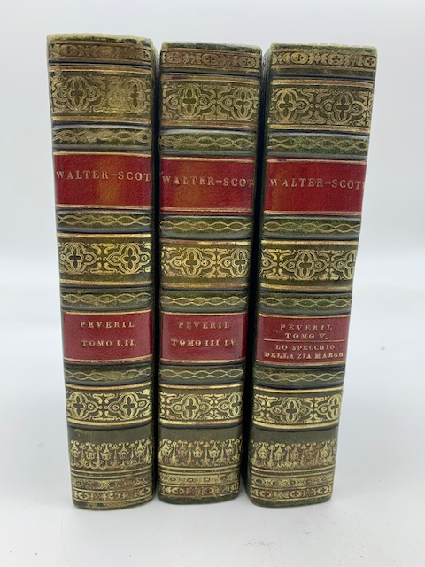 Peveril del Picco di Walter Scott volgarizzato da Pietro Costa LEG. CON Lo specchio della zia Margherita e la camera tappezzata. Racconti… Versione italiana di Ambrogio Fumagalli